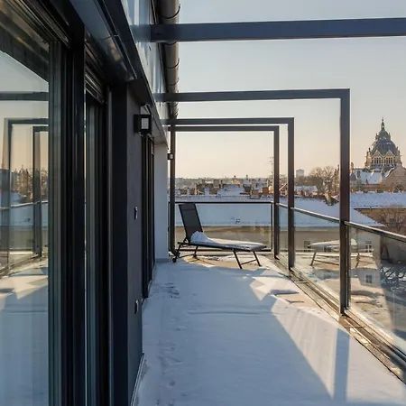 Noir - Penthouse Appartement